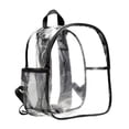 thumbnail image 1 of EQWLJWE Clear Mini Backpack Approved Clear Backpack Small for Work, Travel, Concert, Beach & Sports, 1 of 4