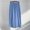 Blue, variant on Babysbule Women Loose Plus Size Pants Casual Color Pockets Buttons Elastic Waist Comfortable Straight Pants