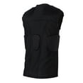 thumbnail image 1 of Youth Padded Protective Compression Vest, Quick Drying Collision Resistant Sleeveless Padded Chest Rib Protector Shirt Vest for Soccer Basketball Baseball Football Paintball, 1 of 7