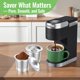 thumbnail image 2 of CAPMESSO - Copas K reutilizables para keurig: c&aacute;psulas de caf&eacute; recargables de acero inoxidable para cafetera Keurig 1.0, filtros de caf&eacute; mejorados de doble malla para, 2 of 8