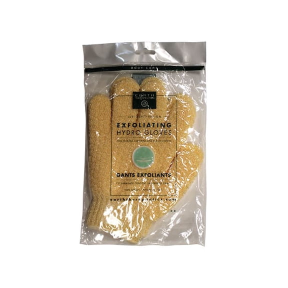 Earth Therapeutics Exfoliating Hydro Gloves-Natural 1 Pair Glove