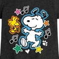 thumbnail image 3 of Peanuts - Snoopy Woodstock Patches - Toddler & Youth Girls Short Sleeve Graphic T-Shirt, 3 of 6