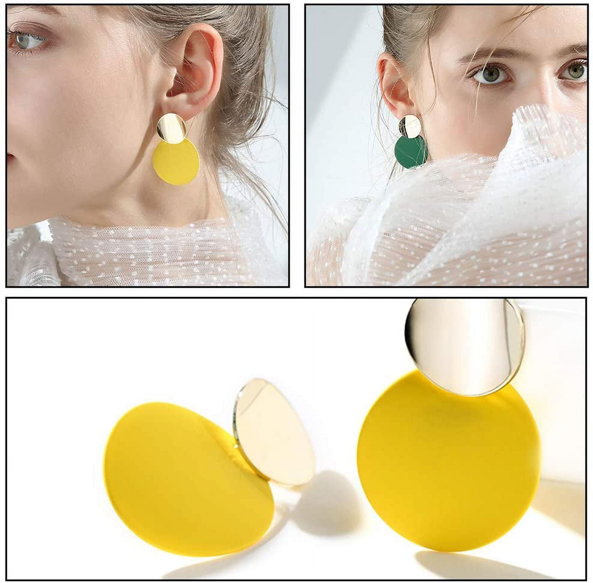 DIY Earring Making Kits Including Stainless Steel Earring with Plastic Ear  Nuts Open Jump Rings 
