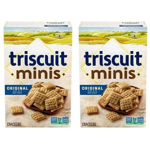 Triscuit Minis Original Crackers, 200g (2 Pack)