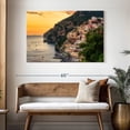 thumbnail image 3 of Elephant Stock Positano Seaside Town Wall Art - Horizontal Canvas Wall Art - Living Room Wall Decor - Beach Canvas - Green And Orange Decor - 48" x 32", 3 of 8