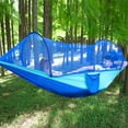 thumbnail image 1 of Hamaca de camping LFL con mosquitera azul 250x120 cm, 1 of 6