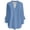 Sky Blue, variant on MIXUE Women Blouses Summer Solid Color V Neck Button Down Short Sleeve Loose Fit Casual Womens Tops Sportswear,Beige,L
