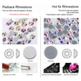 thumbnail image 2 of Nail Drill Glass Flat Bottom Drill Rhinestone Guomao Crystal Color Round Sticker  diy Handmade Jewelry Accessories Cross Border, 2 of 7
