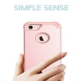 thumbnail image 3 of JTCASES for iPhone 8 Case, Drop Resistant Corners, Wireless Charging, Heavy Duty Shockproof Hybrid Hard PC Bumper, Camera Protection, Skin-feel Anti-scratch Tough Cover, Rosegold, 3 of 7