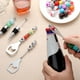 thumbnail image 3 of Tapones de vino con cuentas Juego de abridor de cerveza con cuentas 10 tapones decorativos para botellas de vino con cuentas 10 abridores de botellas reutilizables de aleación, 3 of 3