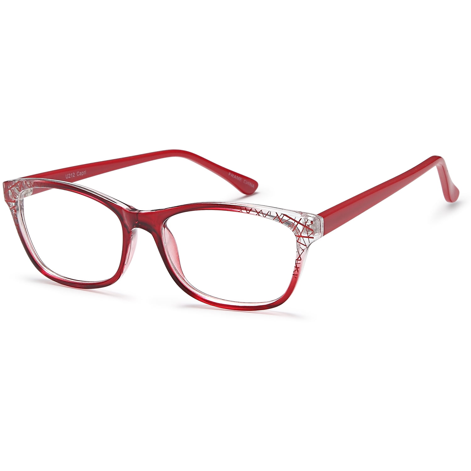 Women's Eyeglasses 51 17 140 Burgundy Plastic