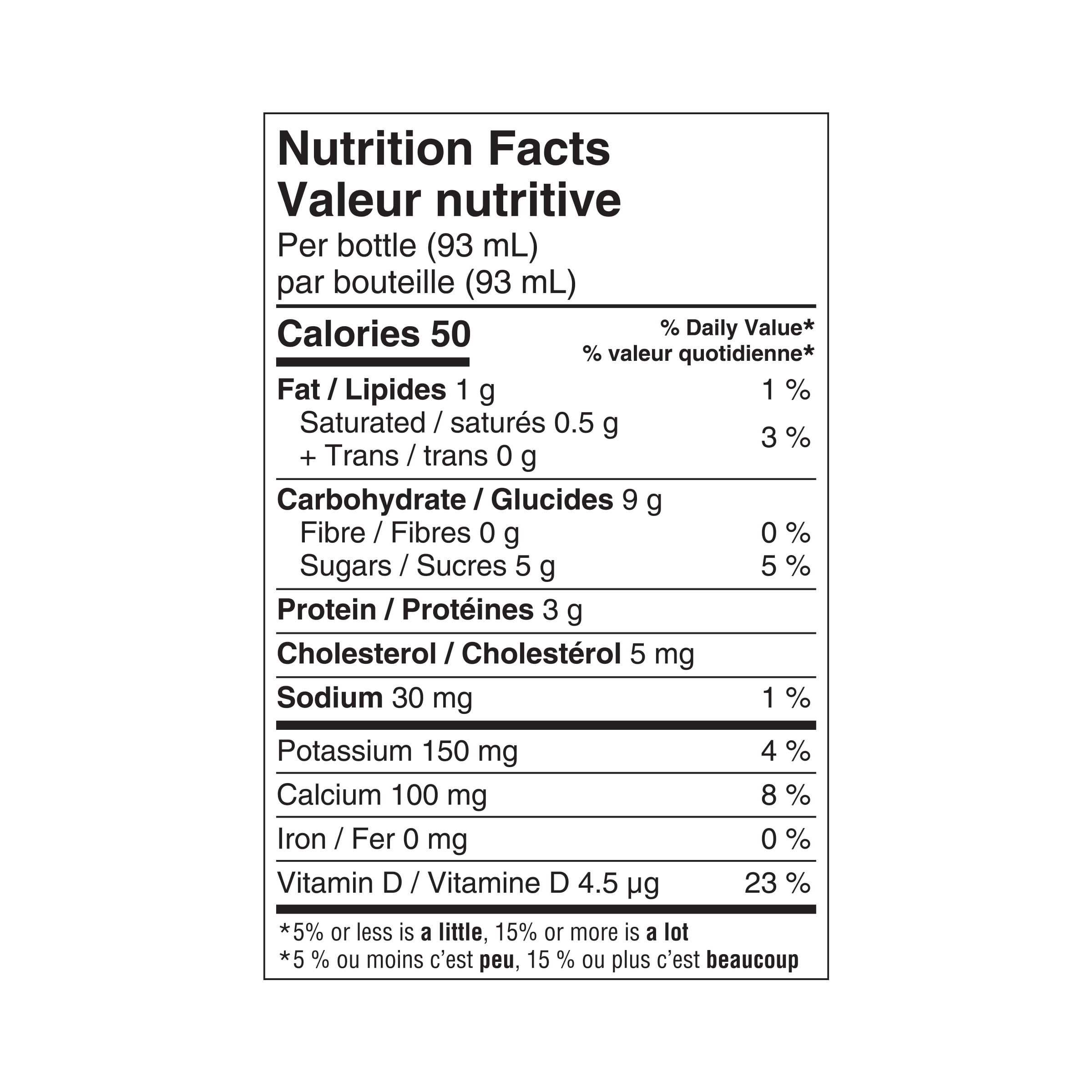 Yogourt à boire fraise-banane Great Value 6 x 93 mL