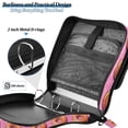 thumbnail image 4 of FORMRS Zipper Binder with Shoulder Strap 2-inch Ring 500 Sheet Capacity File Bag, Pink Doughnuts, 4 of 5