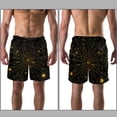thumbnail image 3 of luoweisi Men's Beach Shorts Quick Dry Swim Trunks with Mesh Lining Halloween Spider Web L, 3 of 5