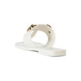 thumbnail image 4 of Jeffrey Campbell A Lil Bit Cream Shiny Slip On Open Toe Flat Thong Sandals (Cream Shiny, 8), 4 of 4