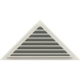 thumbnail image 4 of 60"W x 20"H Triangle Gable Vent (76 1/2"W x 25 1/2"H Frame Size) 8/12 Pitch: Primed, Functional, Smooth Pine Gable Vent w/ 1" x 4" Flat Trim Frame, 4 of 12