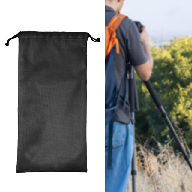Bolsa de almacenamiento con cordón Bolsa para clavos de carpa Bolsa para estacas de carpa Bolsa con cordón para jardinería Accesorios para mochileros 25cm x 80cm
