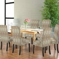 thumbnail image 3 of Boho Chair Covers Ethnic Traditional Ornament Geometric Chair Covers Set of 6 for Dining Room Dining Chair Slipcover Washable Removable for Kitchen Hotel Universal Size, 3 of 4