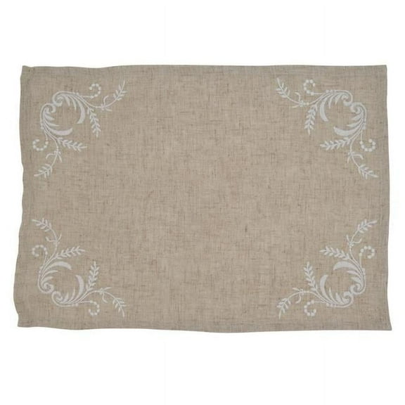 Saro Lifestyle Embroidered Design Placemat (Set of 4)