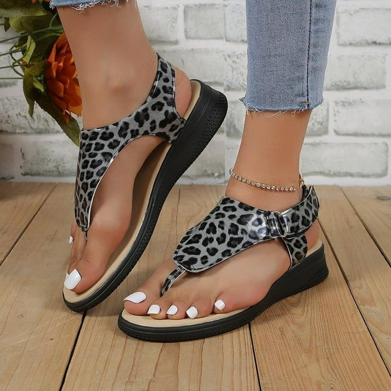 Wide thong shop sandals