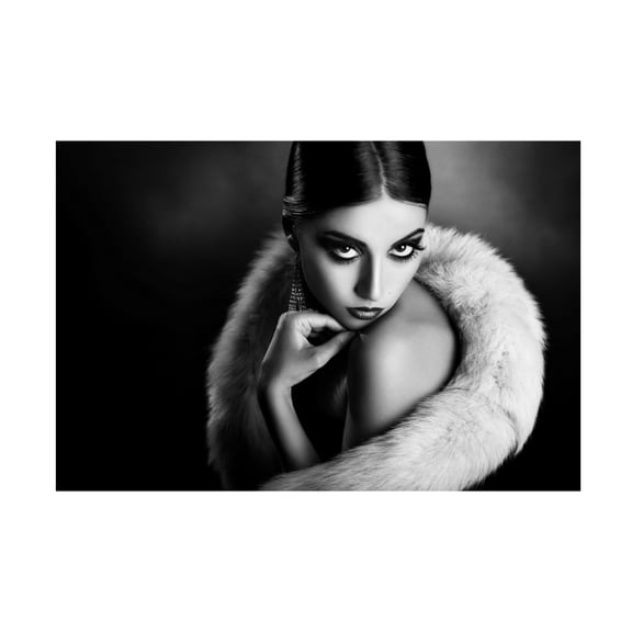 Canvas Wall Art - Peppe Tambe 'Diva3' Wall Art for Living Room, Bedroom, or Office D?cor by Trademark Fine Art - 19 x 12 Inches