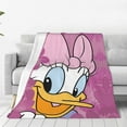 thumbnail image 1 of Manta Daisy Duck para hombres y mujeres, manta de tela súper suave y esponjosa, acogedora y cálida, adecuada para sofá, cama, manta de viaje, regalo para todas las estaciones, 40 "X30", 1 of 8