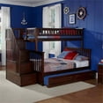 thumbnail image 2 of Pemberly Row Twin Over Full Staircase Trundle Bunk Bed, 2 of 4
