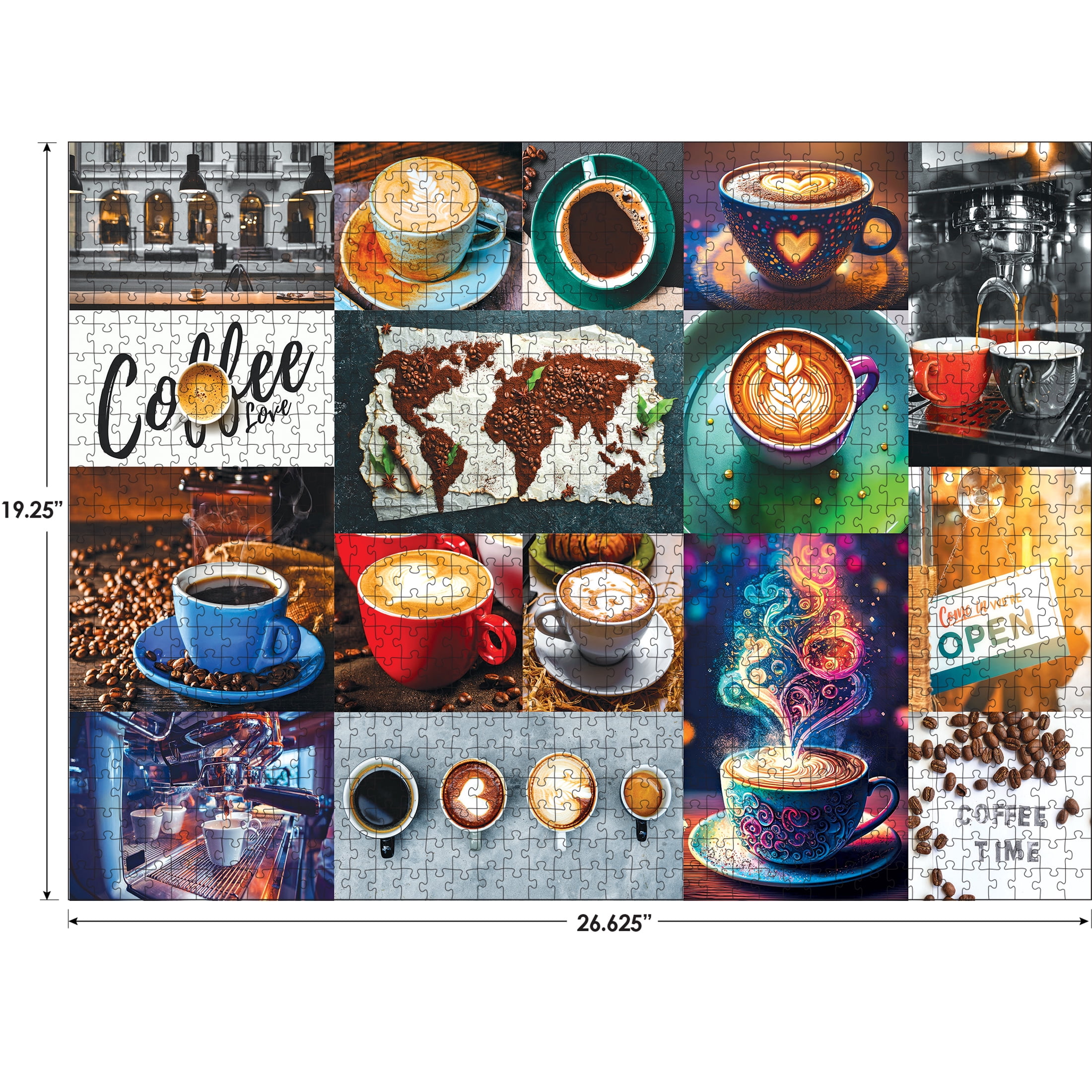 Cra-Z-Art Kodak 1000-Piece Coffee Love Jigsaw Puzzle