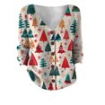 thumbnail image 4 of Kaondbfi Women's Cardigan, Printed Women's Casual Button Cardigan with V Neck and Thick Needle Hole Stripe Winter Clothing for Women, 4 of 4