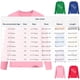 thumbnail image 3 of Blusas y camisas de manga larga con cuello redondo CUHK Top estampado de cuello redondo para primavera y verano Jersey informal Camisa básica de manga larga para niños y niñas Blusa de poliéster para, 3 of 6
