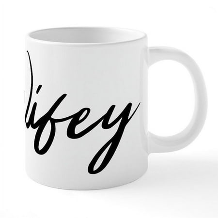 CafePress - Wifey - 20 Oz White Ceramic Mega Mug