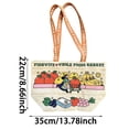 thumbnail image 2 of Whole Foods Market Canvas Tote Handle Bag ,Reusable Canvas Shopping Bag, Large Grocery Tote Bag for Shopping Beach Daily, 2 of 5