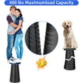 thumbnail image 4 of Collapsible Stool, Folding Chair - Upgraded Portable Chair with Load Capacity 400lbs, Portable Stool for Camping Fishing Hiking - Folding Stool with Carrying Straps,Gifts for Fisherman (Black), 4 of 14