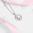 thumbnail image 4 of MasteelfCA 1Pc Flower Pearl Pattern Necklace Silver Short Simple Beautiful Decorative Metal Necklace for Woman(Silver), 4 of 7