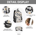 thumbnail image 4 of JIALIOU 14" Laptop Backpack Waterproof Airline Approved Stylish Casual Daypack for Travel Business College Work, Circle and Dot Doodle, 4 of 8