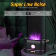 thumbnail image 5 of Diffuseur d'Arôme avec Effet Flamme, Diffuseur d'Huiles Essentielles avec, 200 Ml d'Humidificateur d'Air USB, Arrêt Automatique,, 5 of 5