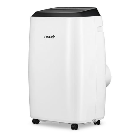 Newair 12 000 BTU Portable Air Conditioner (8 000 BTU DOE)  Modern AC Design with Easy Setup Window Venting Kit  Self-Evaporative System  Quiet Operation  Dehumidifying Mode with Remote and Timer