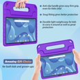 thumbnail image 3 of SUPNICE Kids Case for Walmart Onn 11 Inch Tablet Pro 2023 (Model: 100110027), Lightweight Shockproof Convertible Handle Stand Case for Onn Tablet Pro 11",Purple, 3 of 7