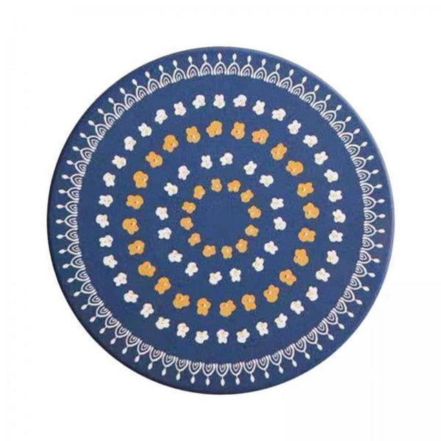 4 Manteles Individuales Redondos, Alfombrilla Aislante Decorativa Para Cocina, Mesa Y Fiesta