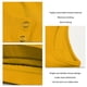 thumbnail image 4 of Sujetador deportivo, ropa deportiva de nailon, Bralette sin costuras con cuello en U transpirable de secado rápido a prueba de golpes de alta resistencia para gimnasio, al aire libre(M-amarillo), 4 of 5