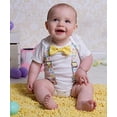 thumbnail image 2 of Noah's Boytique Baby Boys Easter Bunny Picture Outfit Dots Light Blue Bow Tie 12-18 Months, 2 of 2