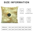thumbnail image 5 of YINGXI  Funny Food Saltine Cracker Realistic Print Pillow Covers Decorative Throw Pillowcase  24x24in, 5 of 5