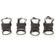 thumbnail image 2 of Zapatos De Lona Para Cachorros, 4 Piezas, Zapatos Transpirables Para Caminar Para Perros, Botas Antideslizantes Para Cachorros De Chihuahua, Zapatos Para Perros, Zapatillas De, 2 of 8