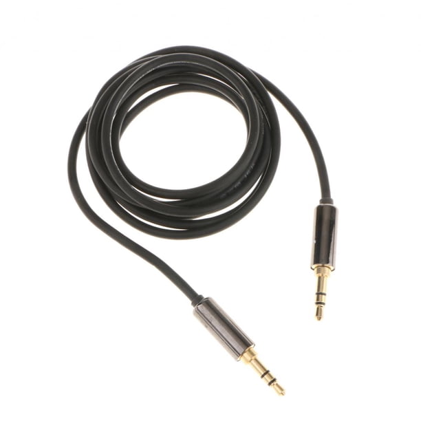 Cable de audio de 3,5 mm a 3,5 mm (1 unidad), cable de extensión macho a macho para MP3, teléfonos, iPods, equipos de audio digital y radios de coche. 1.5 metro
