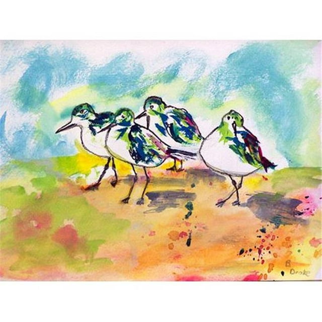 Betsy Drake PM417 Sanderlings Place Mat - Set of 4