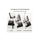 thumbnail image 4 of Bolsas Mujer Crossbody Bandolera Bolsa Blanco Y Negro Dama, 4 of 5