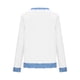 thumbnail image 4 of Camisetas de Manga Larga para las Mujeres Loose Fit Color Sólido Blusa de Cuello Redondo Top Suave Casual, 4 of 6