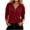 Wine, variant on Sweatshirt for Women Zaewscy Women Lapel Collar Solid Color Zipper Pocket Top Pullover Coat Sweatshirt Blue L