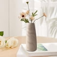 thumbnail image 4 of YOHAVEN Solid Wood Minimalist Vase, Handcrafted Tabletop Decor, Tapered Shape, Polished Finish, Multi-Color Options, Durable Warm Wood Grain, For Flower Arrangements, Living Room Or Display Accent, 4 of 6