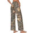 thumbnail image 2 of Psesaysky Women's Wide Leg Lounge Pants with Pockets Hunting Camo Branch Print Lightweight High Waisted Adjustable Tie Knot Loose Trousers, Size M, 2 of 7